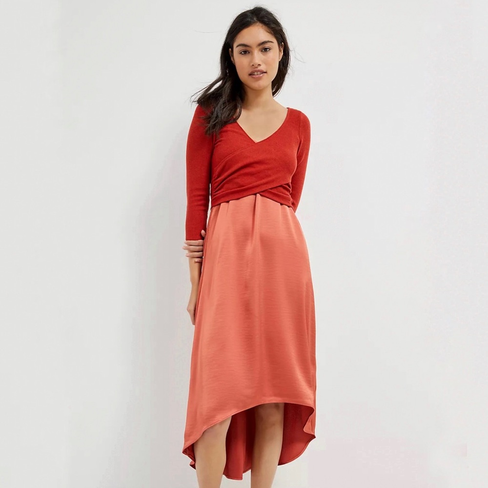 Anthropologie Mollie Sweater and Slip Dress Set - Picture 3 of 16